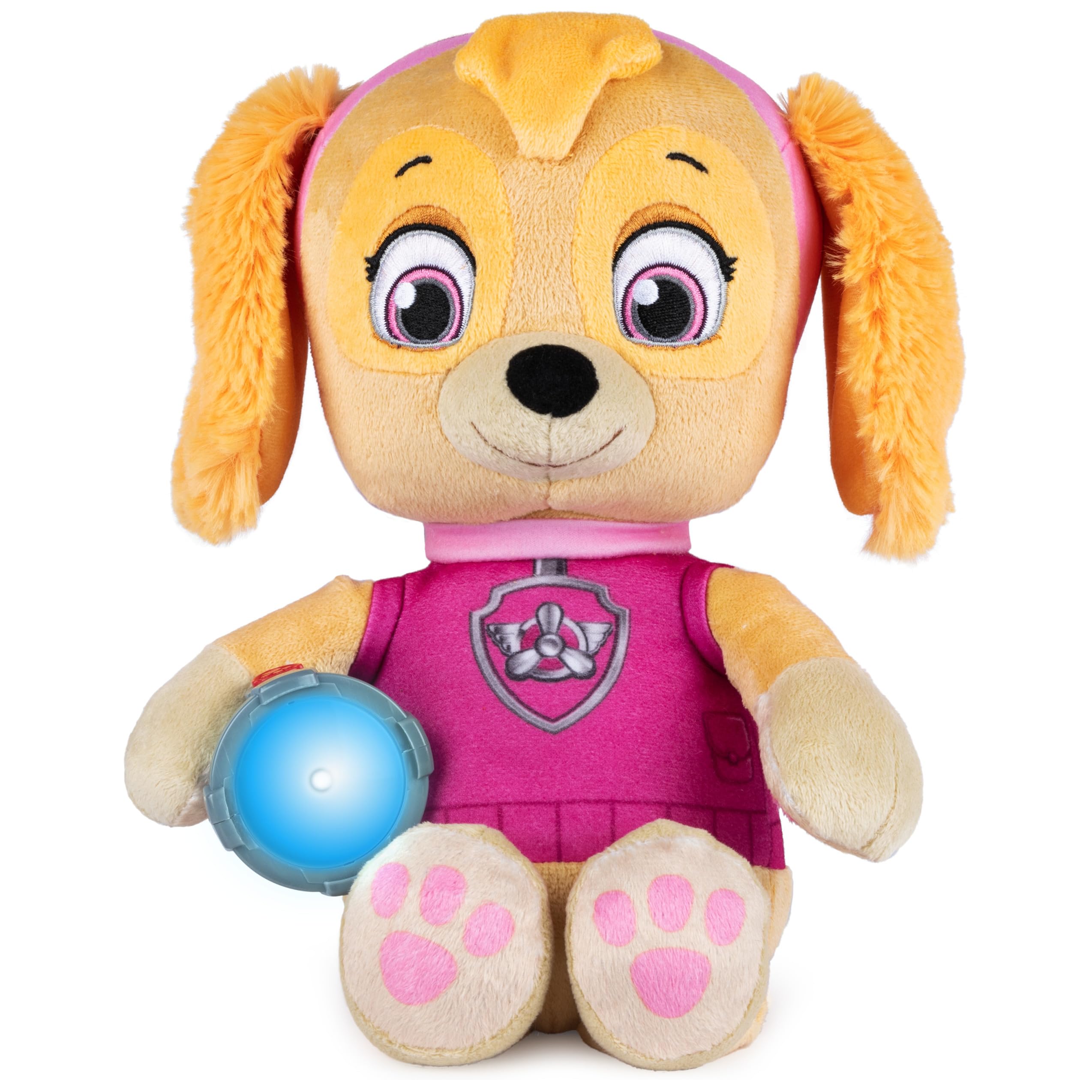PAW Patrol Skye Plush Stuffed Animal with Light Up Flashlight and Lullaby Fun and Playful Toy Buddy for Girls and Travel Safe for Ages 3 and Up
PAW Patrol Skye Plush Stuffed Animal with Light Up Flashlight and Lullaby Fun and Playful Toy Buddy for Girls and Travel Safe for Ages 3 and Up