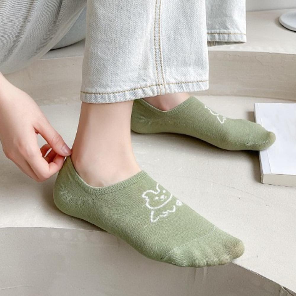 Plaid Cartoon Animal Short socks Heart Invisible Rabbit Boat Socks Cute Girl white-D
Plaid Cartoon Animal Short socks Heart Invisible Rabbit Boat Socks Cute Girl white-D