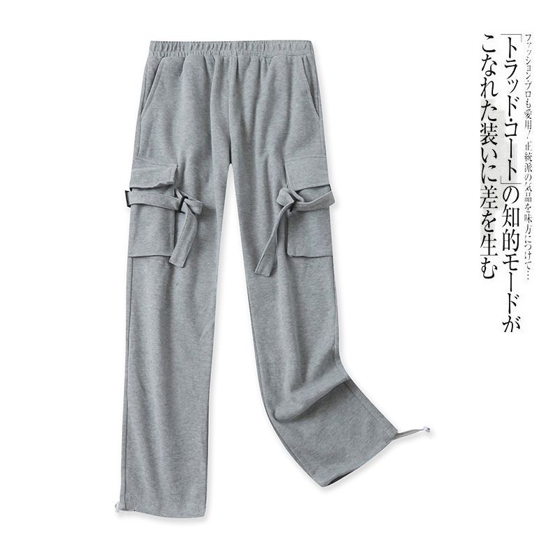 Casual Overalls Autumn and Winter New Women clothes Fashion Elastic High Waist Multi-pockets Straight Drawstring Top Trousers 27486 Light gray B- 1-18-3 L
Casual Overalls Autumn and Winter New Women clothes Fashion Elastic High Waist Multi-pockets Straight Drawstring Top Trousers 27486 Light gray B- 1-18-3 L