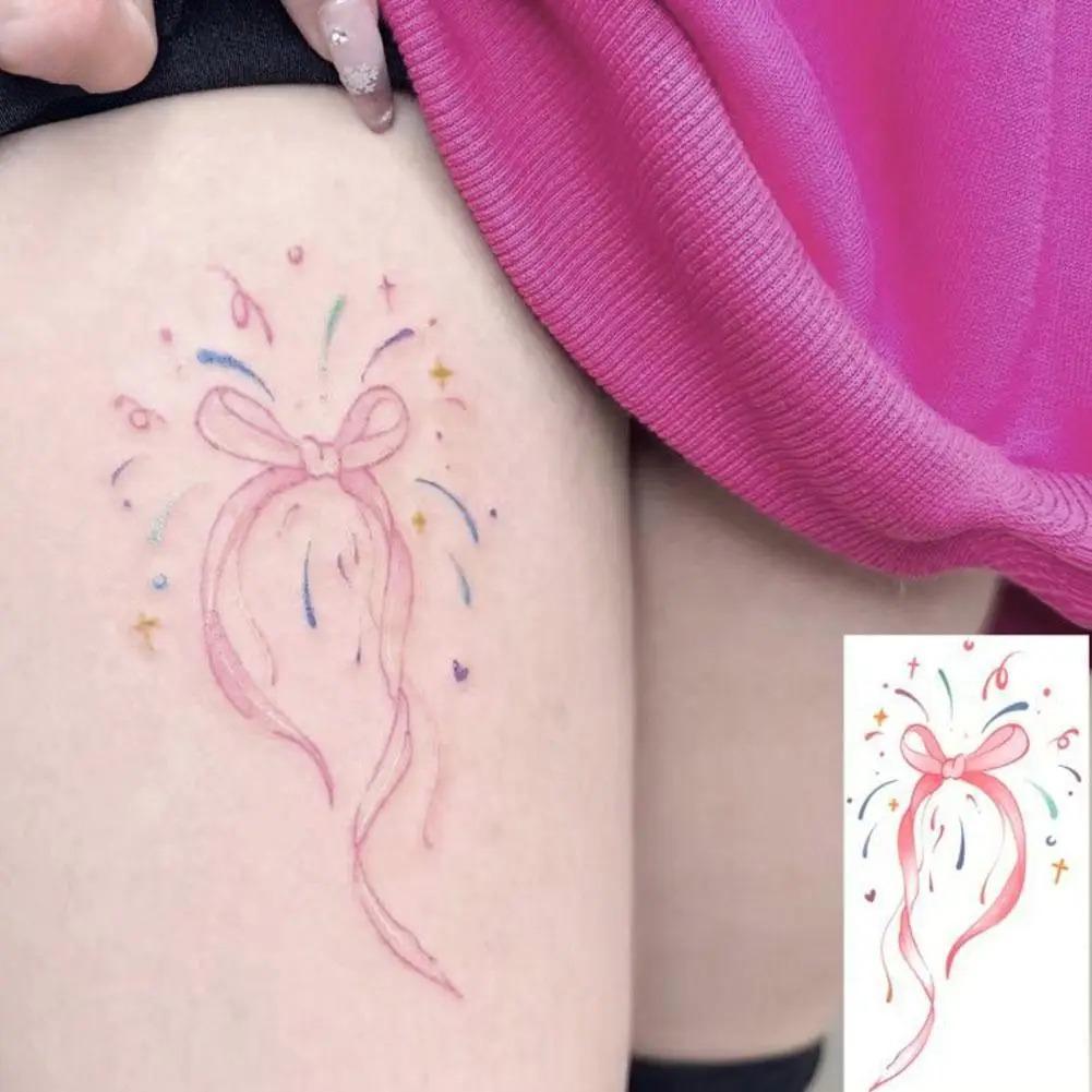 Sexy Bow Temporary Tattoos For Women Body Art Painting Arm Legs Tattoos Sticker Realistic Pink Black Butterfly Waterproof Tattoo
Sexy Bow Temporary Tattoos For Women Body Art Painting Arm Legs Tattoos Sticker Realistic Pink Black Butterfly Waterproof Tattoo