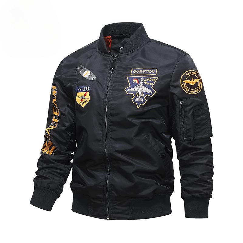 Spring and Autumn New Air Force MA1 Pilot Jacket Men s Heavy Industry Embroidered Baseball Uniform Aircraft Jacket Work Jacket L
Spring and Autumn New Air Force MA1 Pilot Jacket Men s Heavy Industry Embroidered Baseball Uniform Aircraft Jacket Work Jacket L