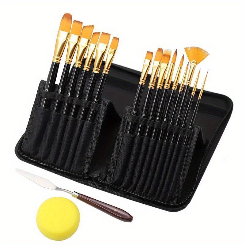 15Pcs Oil Paint Brushes Set Various Size Nylon Hair Wood Grip DIY Colored Drawing Watercolor Acrylic Art Supplies чёрный
15Pcs Oil Paint Brushes Set Various Size Nylon Hair Wood Grip DIY Colored Drawing Watercolor Acrylic Art Supplies чёрный