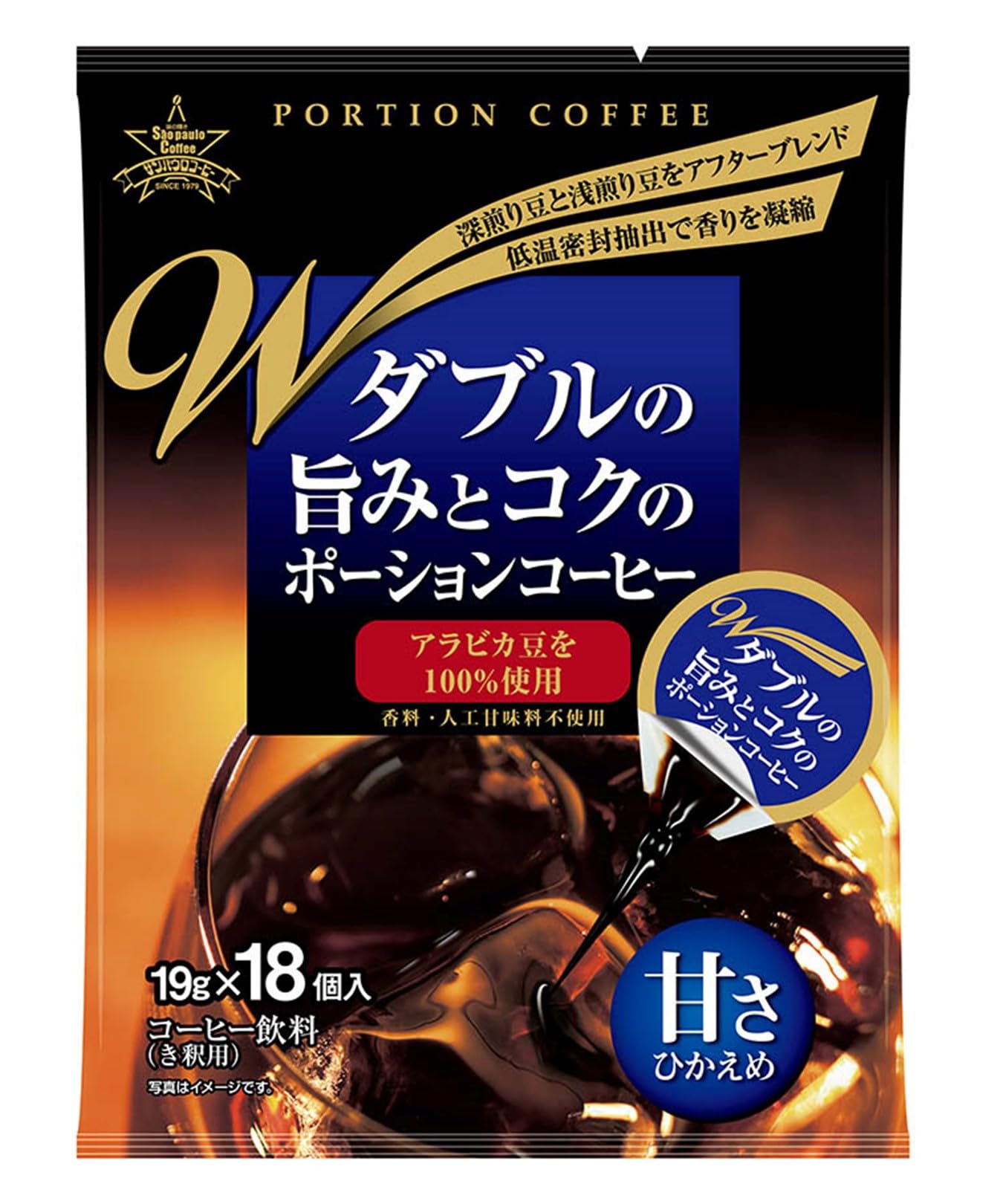 Кофе Sao Paulo Double Umami и Rich Portion Coffee, умеренно сладкий, 1 пакетик x 18 (19 г штук)
Кофе Sao Paulo Double Umami и Rich Portion Coffee, умеренно сладкий, 1 пакетик x 18 (19 г штук)