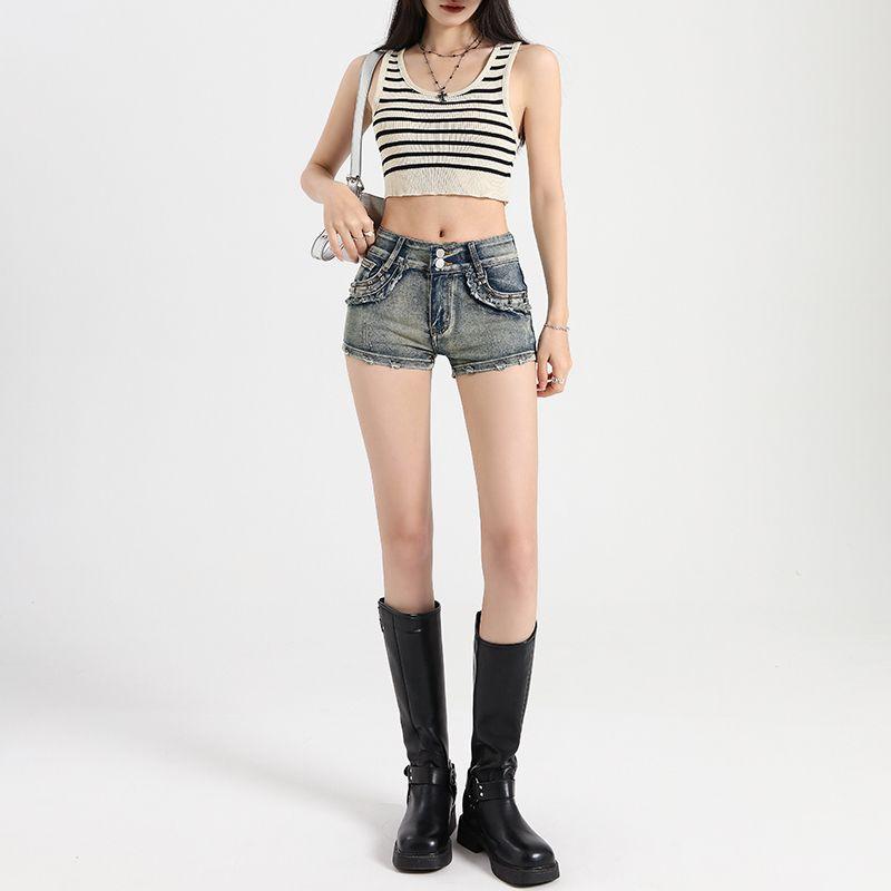 Американский деним Женские Ретро Утягивающие Сексуальные Шорты Стильные Потертые Клепки Уникальные Очень Красивые Брюки Лето Retro Blue XL
Американский деним Женские Ретро Утягивающие Сексуальные Шорты Стильные Потертые Клепки Уникальные Очень Красивые Брюки Лето Retro Blue XL