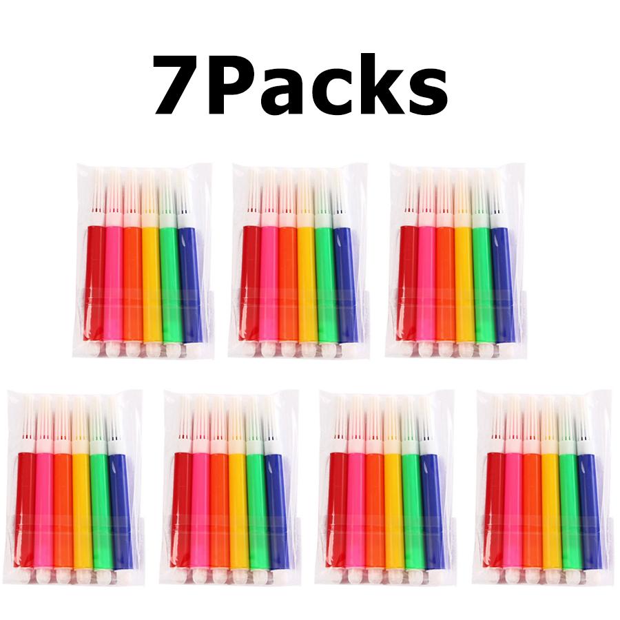 7-21Packs 6-Color Watercolor Pen Creative Mini Drawing Marker Pen Graffiti Bag Painting Pen Painting Art Stationery Accessories
7-21Packs 6-Color Watercolor Pen Creative Mini Drawing Marker Pen Graffiti Bag Painting Pen Painting Art Stationery Accessories