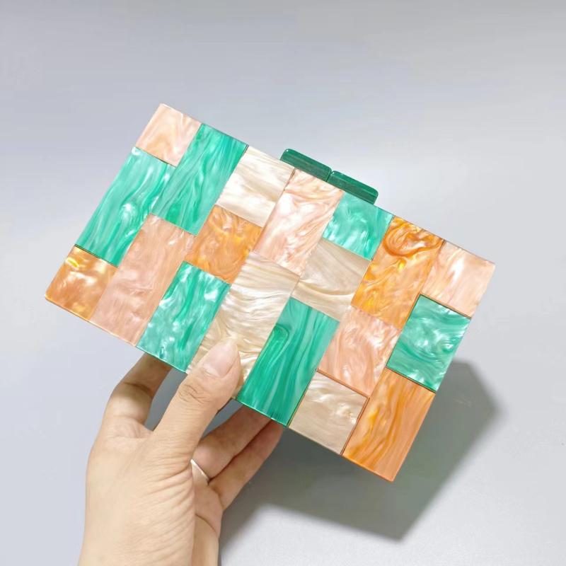 Clutch Contrast Color Banquet Wedding Handbag Evening Bag Crossbody Shoulder Patchwork Acrylic New Woman Luxury Original Itabag 18x11x4.5cm зелений
Clutch Contrast Color Banquet Wedding Handbag Evening Bag Crossbody Shoulder Patchwork Acrylic New Woman Luxury Original Itabag 18x11x4.5cm зелений