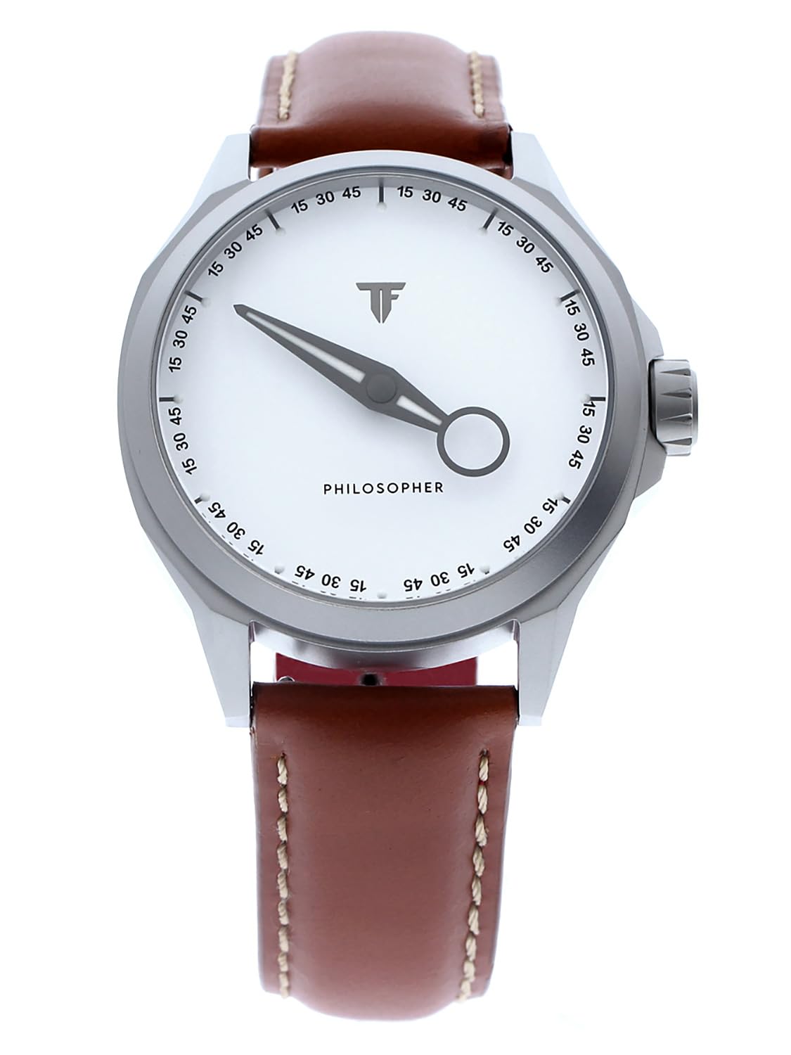 Philosopher PH121SSWH Trifoglio Italia PHILOSOPHER Годинник з однією стрілкою Годинник з однією стрілкою Автоматичний годинник з лічильником з білим циферблатом, пояс із телячої шкіри
Philosopher PH121SSWH Trifoglio Italia PHILOSOPHER Годинник з однією стрілкою Годинник з однією стрілкою Автоматичний годинник з лічильником з білим циферблатом, пояс із телячої шкіри