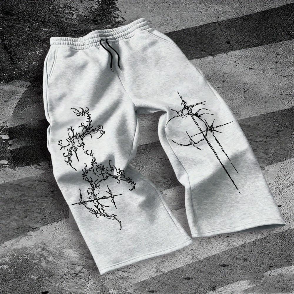 Men s Dark Style Tattoo Totem Print Casual Straight Leg Pants, European and American Fashionable Street Loose Sports Pants Rock Style XXL
Men s Dark Style Tattoo Totem Print Casual Straight Leg Pants, European and American Fashionable Street Loose Sports Pants Rock Style XXL
