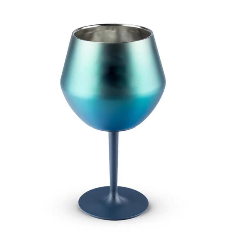 14Oz Stainless Steel Wine Glass Detachable Silicone Base Double-Layer Insulated Cup For & Cold Drinks Egg Shape Stemmed Cup синій
14Oz Stainless Steel Wine Glass Detachable Silicone Base Double-Layer Insulated Cup For & Cold Drinks Egg Shape Stemmed Cup синій