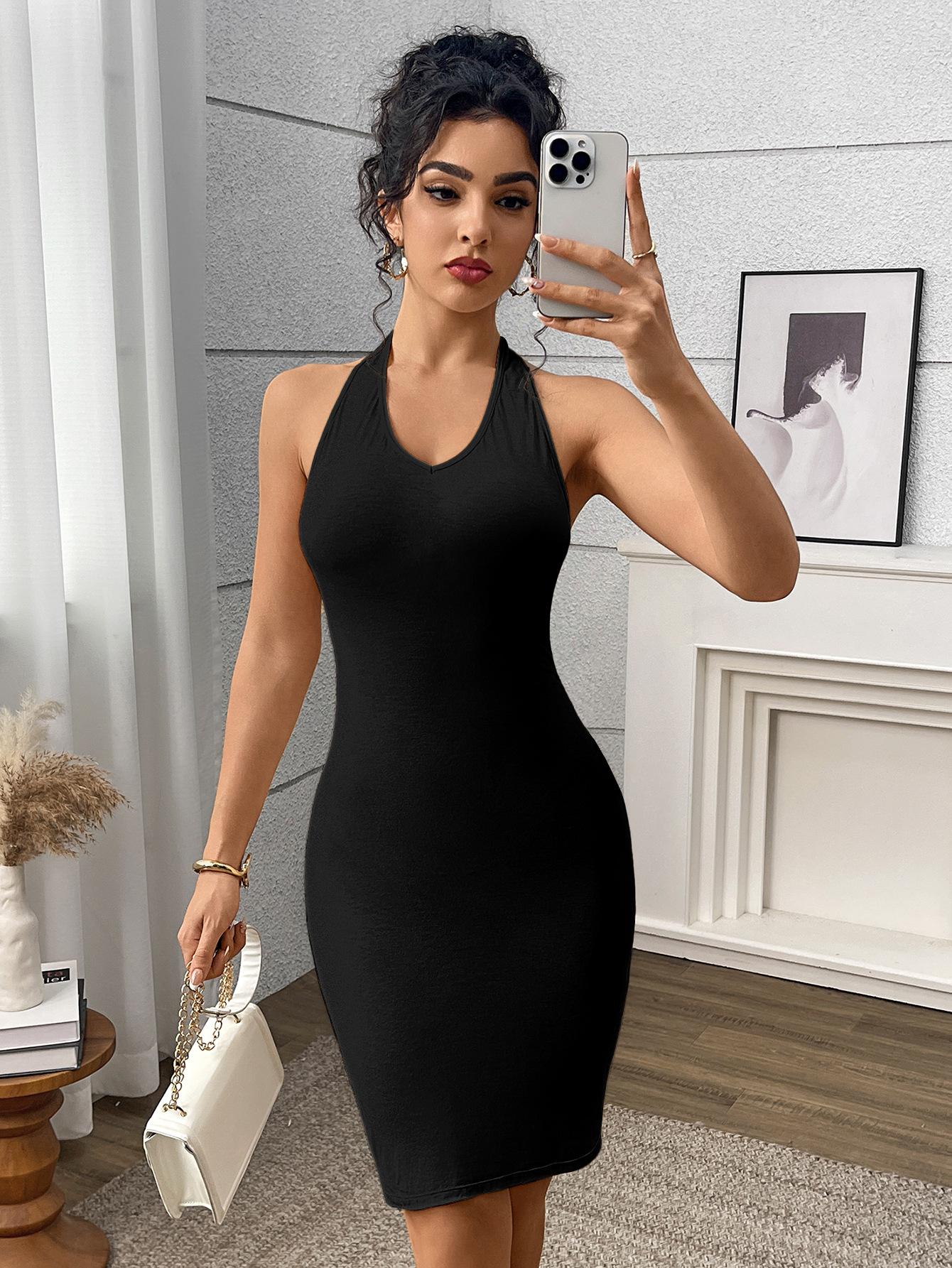 Solid color body sculpting dress onesie casual dress suspender women s waist, belly and hip sculpting dress S чёрный
Solid color body sculpting dress onesie casual dress suspender women s waist, belly and hip sculpting dress S чёрный
