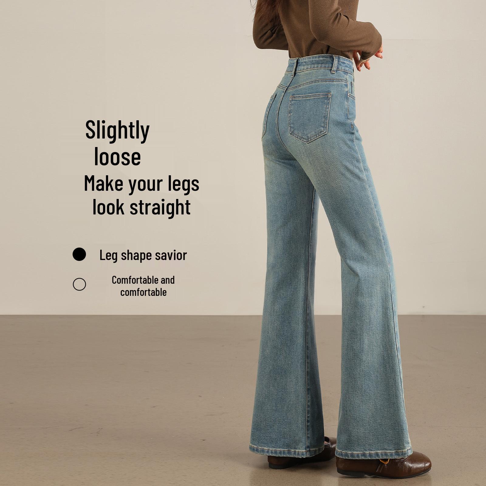 Women s High-Waisted Micro-Flare Jeans - Slimming Spring & Autumn Style 29 for 116-125 lbs чернил синий
Women s High-Waisted Micro-Flare Jeans - Slimming Spring & Autumn Style 29 for 116-125 lbs чернил синий