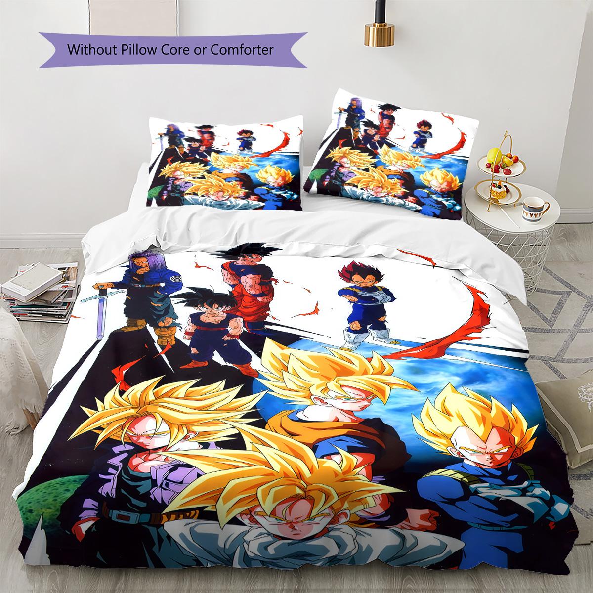 Dragon Ball Universal Bedding Set Comfortable Duvet Cover Pillowcases Soft Durable 135x200cm
Dragon Ball Universal Bedding Set Comfortable Duvet Cover Pillowcases Soft Durable 135x200cm