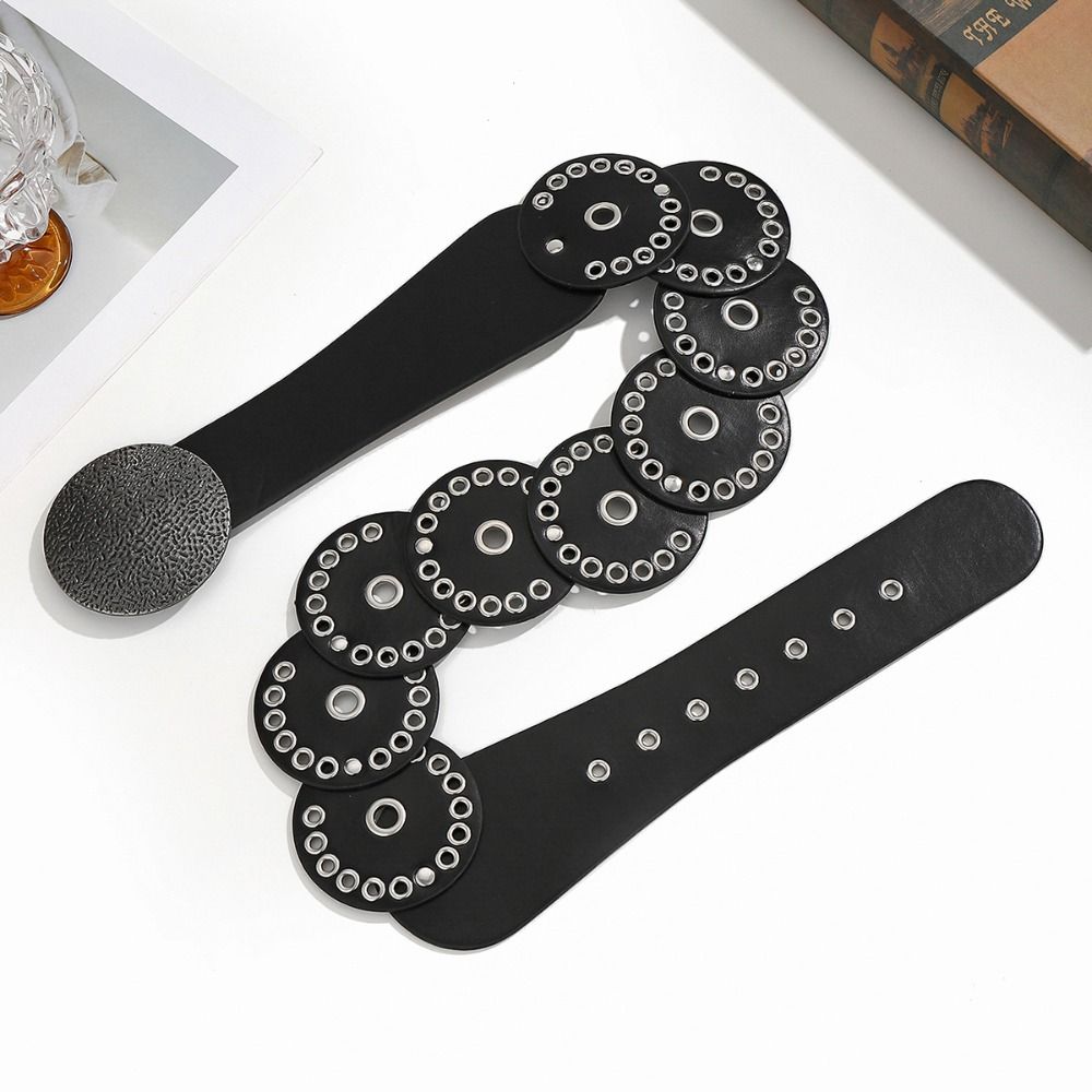 PU Leather Rivet Waist Belt Western Cowboy Dress Jeans Belt Versatile Wide Women s Belt Skirt чорний/білий
PU Leather Rivet Waist Belt Western Cowboy Dress Jeans Belt Versatile Wide Women s Belt Skirt чорний/білий