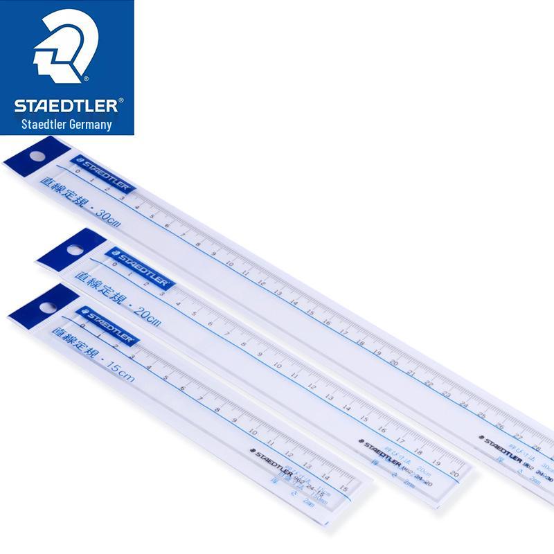 STAEDTLER Ultra-Transparent 4-Piece Straight Ruler Set (15-30cm) for Students 15CM Ruler
STAEDTLER Ultra-Transparent 4-Piece Straight Ruler Set (15-30cm) for Students 15CM Ruler