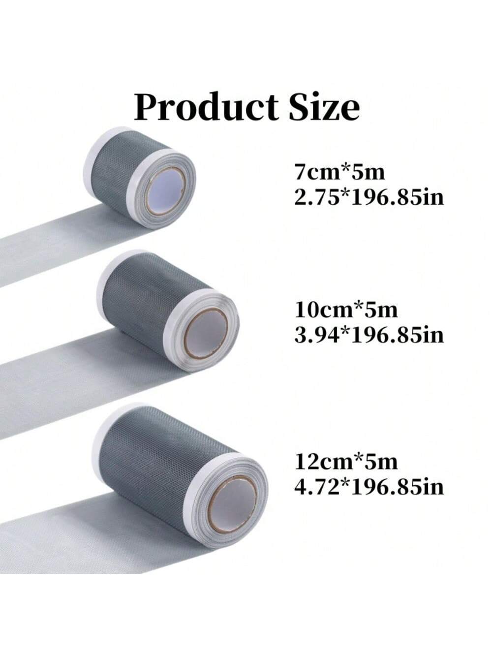 1Roll Cuttable Shower Drain Hair Catcher Self-Adhesive Floor Drain Stickers Disposable Mesh Bathroom Kitchen Sink Hair Filter 7cmx5m світло-сірого кольору
1Roll Cuttable Shower Drain Hair Catcher Self-Adhesive Floor Drain Stickers Disposable Mesh Bathroom Kitchen Sink Hair Filter 7cmx5m світло-сірого кольору