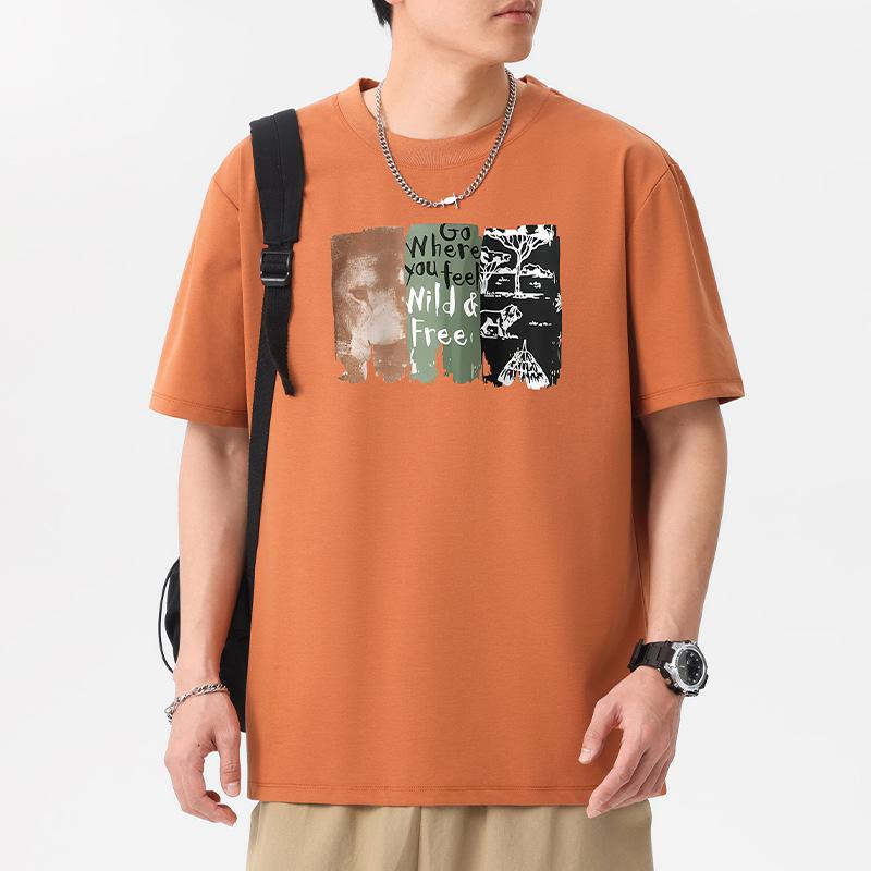 12 Colors Men O-neck Short Sleeve T-Shirt 100% Cotton Man Oversized Streetwear Tee 4XL бежевий
12 Colors Men O-neck Short Sleeve T-Shirt 100% Cotton Man Oversized Streetwear Tee 4XL бежевий