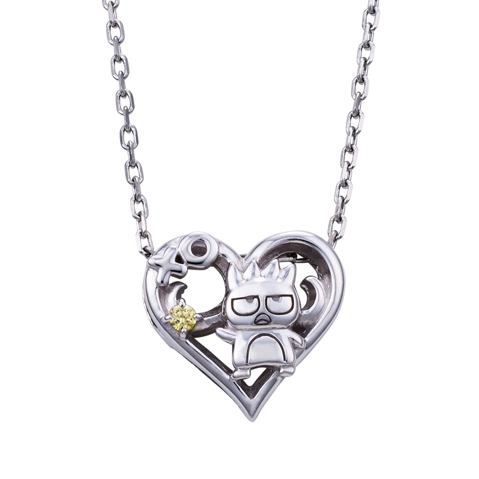 Ожерелье Bad Badtz Maru 40 см Sanrio Characters Hapidanbui Open Heart из хирургической нержавеющей стали из серебра 925 пробы с кубическим цирконием и родиевым покрытием в оригинальной коробке
Ожерелье Bad Badtz Maru 40 см Sanrio Characters Hapidanbui Open Heart из хирургической нержавеющей стали из серебра 925 пробы с кубическим цирконием и родиевым покрытием в оригинальной коробке