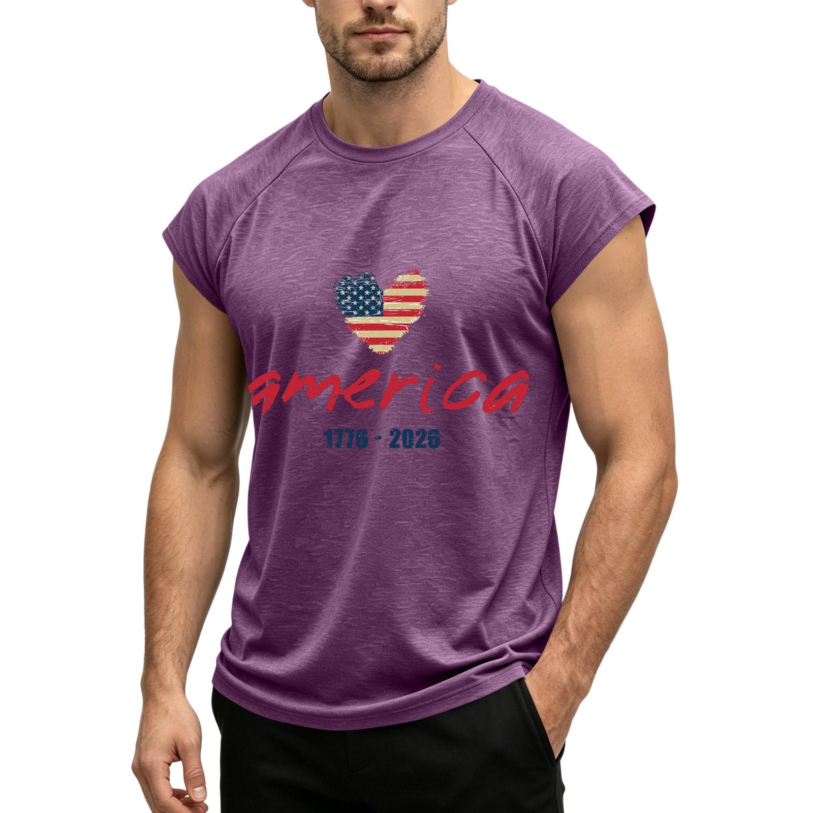 Men s Sleeveless Athletic Tank Top Lightweight Muscle Shirt Casual Summer Workout Tee with Printed Graphic for Outdoor Sports XXXXXL фіолетовий
Men s Sleeveless Athletic Tank Top Lightweight Muscle Shirt Casual Summer Workout Tee with Printed Graphic for Outdoor Sports XXXXXL фіолетовий