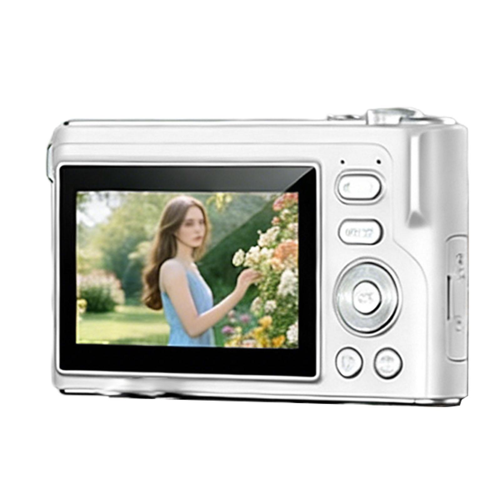 4K Digital Camera 5X Optical Zoom Anti Shake 64MP 3 Inch Touch Screen Portable Travel Camera White білий
4K Digital Camera 5X Optical Zoom Anti Shake 64MP 3 Inch Touch Screen Portable Travel Camera White білий