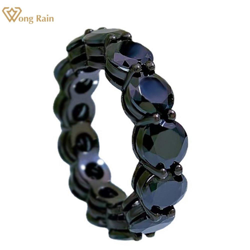 Wong Rain, 100% стерлинговое серебро 925 пробы, 5 мм, черный AAAAA, цирконы, драгоценный камень, вечерние, индивидуальное кольцо, ювелирные изделия, обручальное кольцо US 5 чёрный
Wong Rain, 100% стерлинговое серебро 925 пробы, 5 мм, черный AAAAA, цирконы, драгоценный камень, вечерние, индивидуальное кольцо, ювелирные изделия, обручальное кольцо US 5 чёрный