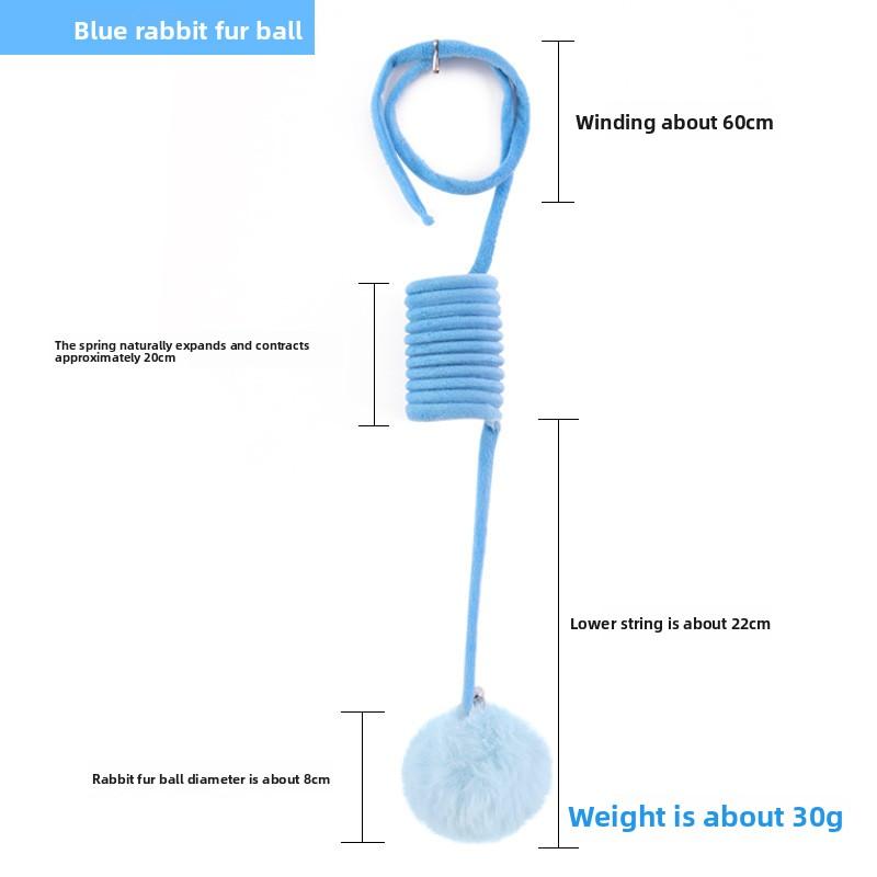 New Pet Cat Toy Hanging Swing with Suction Cup, Cat Teaser Ball, Self-amusement Toy with Elasticity Rope and Ball for Cats To Relieve Boredom.
New Pet Cat Toy Hanging Swing with Suction Cup, Cat Teaser Ball, Self-amusement Toy with Elasticity Rope and Ball for Cats To Relieve Boredom.