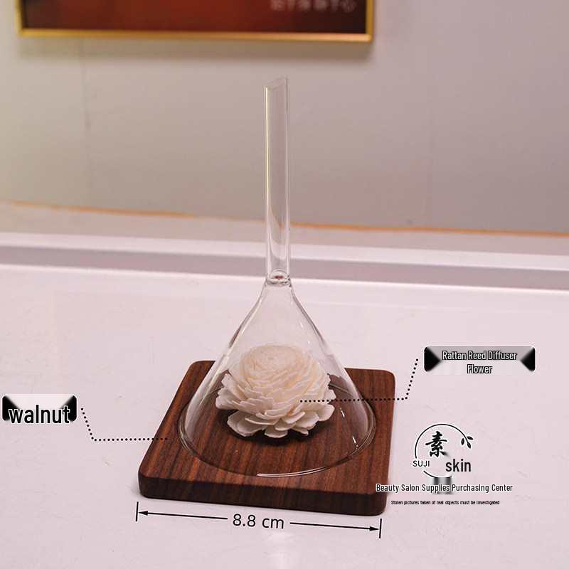 Walnut Funnel Aroma Diffuser: Essential Oil Scent Tasting Tool & Glass Aromatherapy Spa Incense Tester 3-piece Aroma Display Set
Walnut Funnel Aroma Diffuser: Essential Oil Scent Tasting Tool & Glass Aromatherapy Spa Incense Tester 3-piece Aroma Display Set