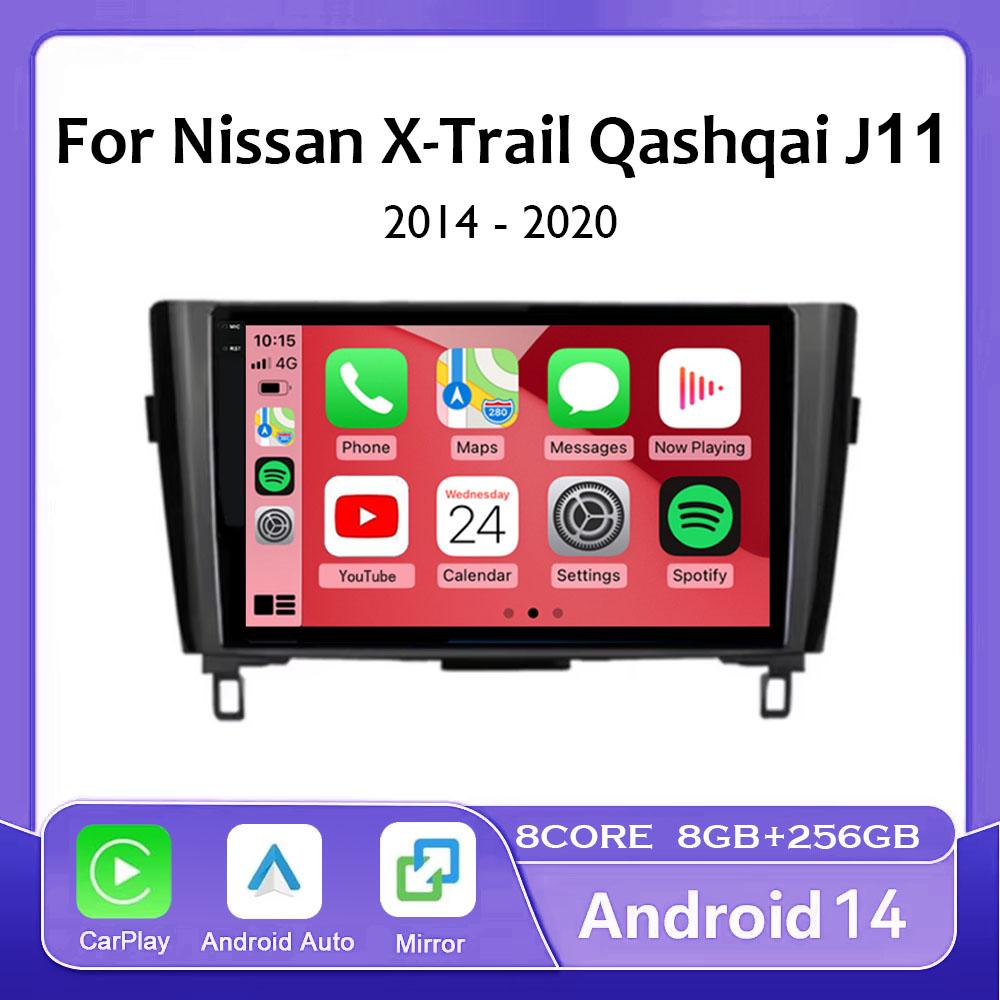 Беспроводной CarPlay&Auto Android 14 Радио для Nissan Qashqai J11 X-Trail 3 T32 2013-2017 Автомобильный Мультимедиа GPS Навигация Авторадио
Беспроводной CarPlay&Auto Android 14 Радио для Nissan Qashqai J11 X-Trail 3 T32 2013-2017 Автомобильный Мультимедиа GPS Навигация Авторадио