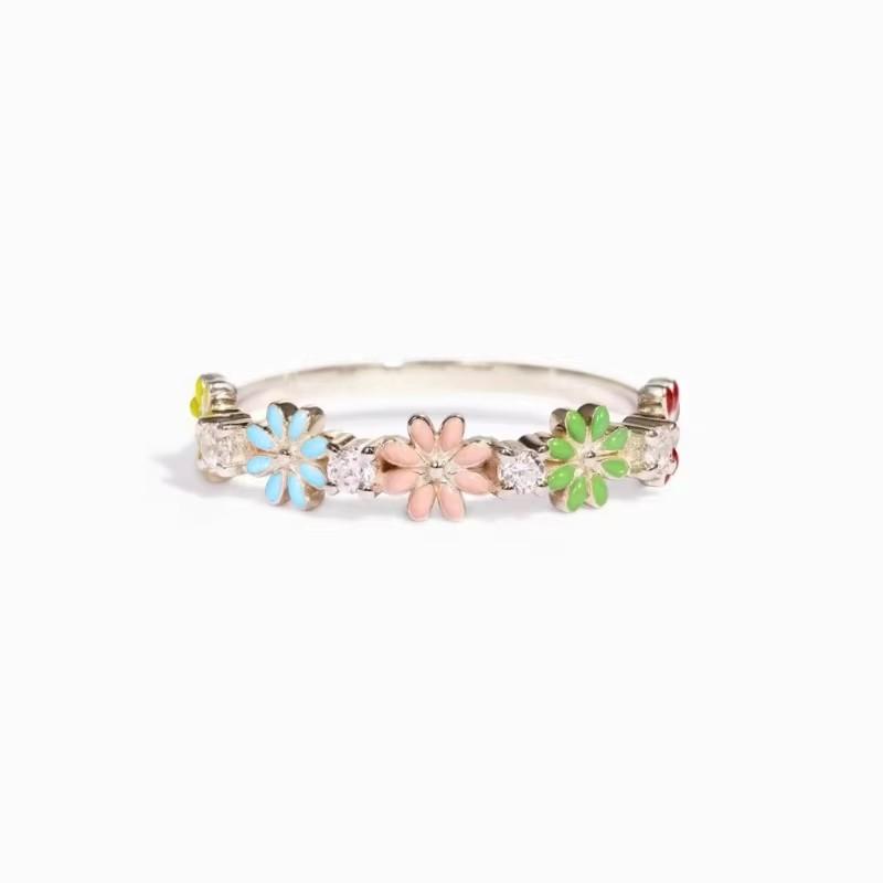 Huitan Delicate Flower Designed Rings for Women Gorgeous Colorful Sweet Finger Accessories Romantic Exquisite Party Zircon Gift 6
Huitan Delicate Flower Designed Rings for Women Gorgeous Colorful Sweet Finger Accessories Romantic Exquisite Party Zircon Gift 6