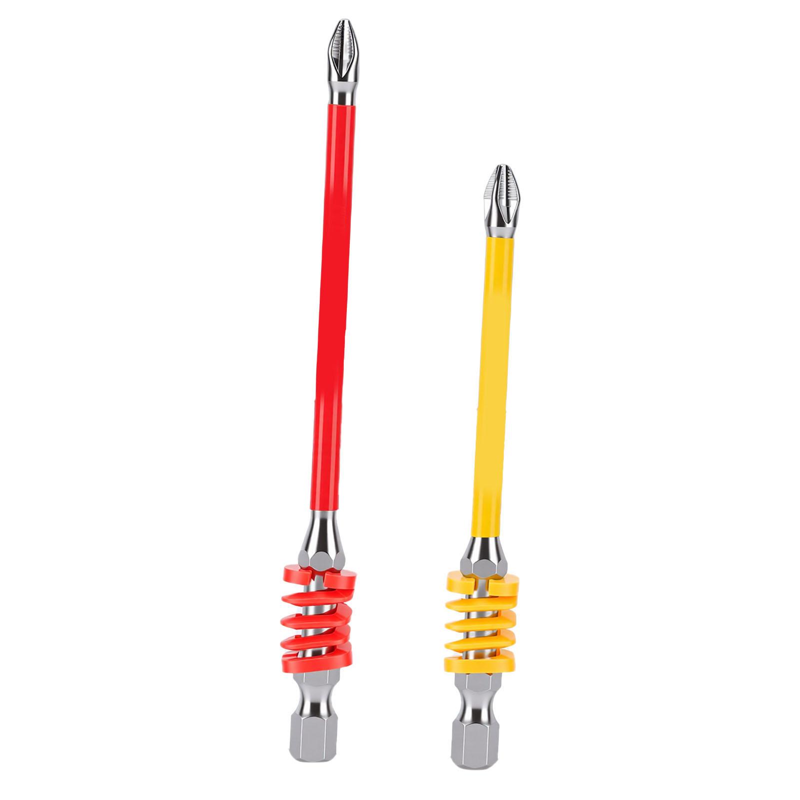 2 Pcs Magnetic PH Electric Screwdriver Bits Anti Slip Magnetic Screwdriver Drill Bit with Spring 90mm 110mm for Manual Tools
2 Pcs Magnetic PH Electric Screwdriver Bits Anti Slip Magnetic Screwdriver Drill Bit with Spring 90mm 110mm for Manual Tools