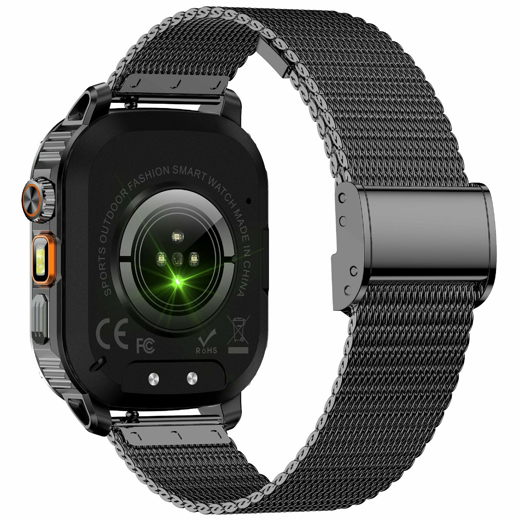 AK80 2.01-дюймовий HD екран Смарт-годинник з підтримкою Bluetooth-дзвінків, Монітор серцевого ритму, Спортивний трекер, Міланський ремінець Silver
AK80 2.01-дюймовий HD екран Смарт-годинник з підтримкою Bluetooth-дзвінків, Монітор серцевого ритму, Спортивний трекер, Міланський ремінець Silver