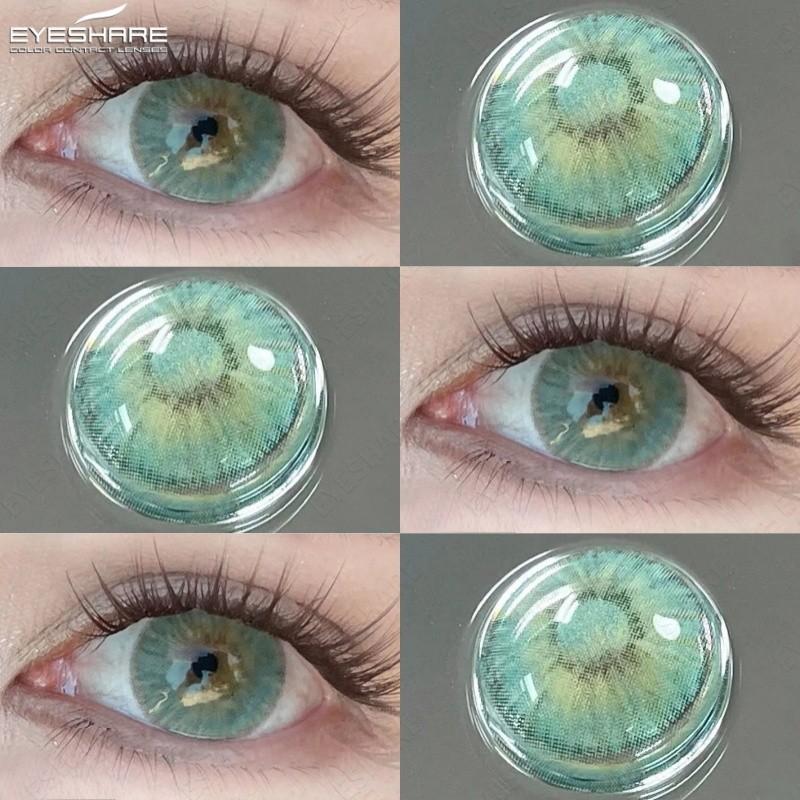 EYESHARE 1 Pair Beautiful Pupils Green Color Contact Lenses Mixed-blood Style Natural Lens Korean Blue Softlens Natural Contacts
EYESHARE 1 Pair Beautiful Pupils Green Color Contact Lenses Mixed-blood Style Natural Lens Korean Blue Softlens Natural Contacts