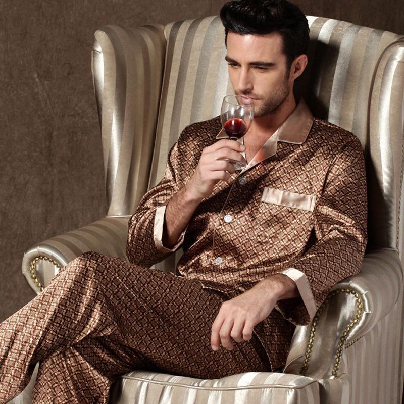 Men s Silk-Like Long Sleeve Pajamas Set - Plus Size, Spring & Autumn, Ice Silk Short Sleeve Summer Homewear XXL
Men s Silk-Like Long Sleeve Pajamas Set - Plus Size, Spring & Autumn, Ice Silk Short Sleeve Summer Homewear XXL