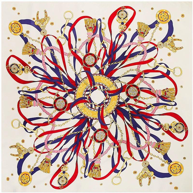 130cm European American New Style Printing Large Square Scarf and Shawl Versatile Twill Silk Scarves For Women 130x130cm
130cm European American New Style Printing Large Square Scarf and Shawl Versatile Twill Silk Scarves For Women 130x130cm