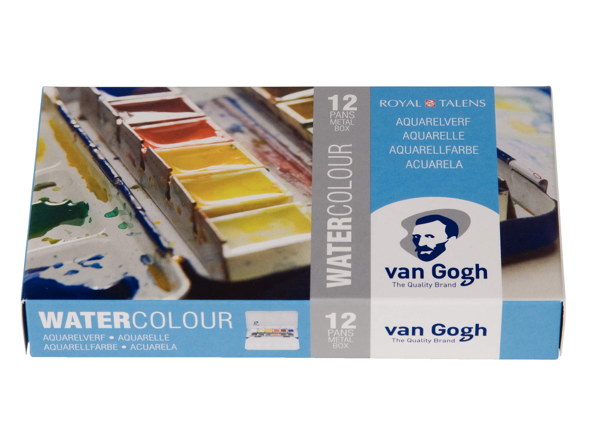 Набір однотонних акварельних фарб Talence Van Gogh 12 кольорів у металевому футлярі напівкаструлі T.20M8612
Набір однотонних акварельних фарб Talence Van Gogh 12 кольорів у металевому футлярі напівкаструлі T.20M8612