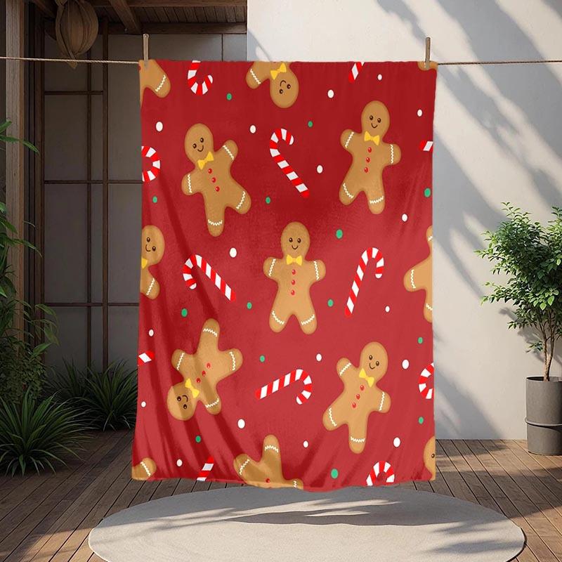 1pc Christmas Gingerbread Man Printing Lightweight Flannel Blanket, Comfortable and Warm Blanket, for Camping Sofa Bed and Couch Office, Gift 100x150cm
1pc Christmas Gingerbread Man Printing Lightweight Flannel Blanket, Comfortable and Warm Blanket, for Camping Sofa Bed and Couch Office, Gift 100x150cm