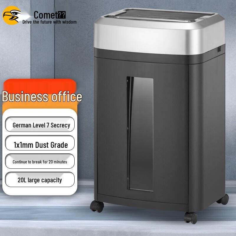 Comet S-6501 Level P-7 High-Security Paper Shredder CN plug (adapter included)
Comet S-6501 Level P-7 High-Security Paper Shredder CN plug (adapter included)