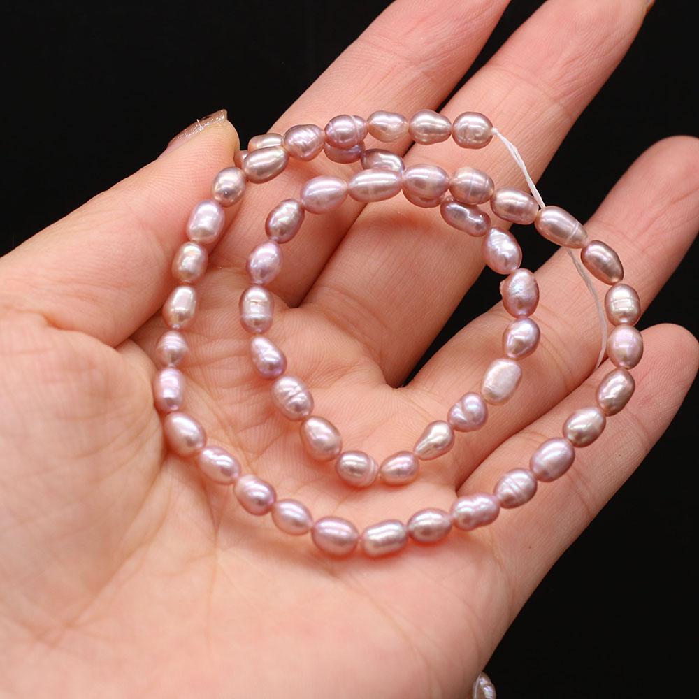 1String, Boho Natural Freshwater Pearls, Rice-shaped Pearl Beads, 4-5 mm, for DIY Necklace Bracelet, Jewelry Making, Birthday Party Crafts, 36cm 1String/4-5mm-36cm фіолетовий
1String, Boho Natural Freshwater Pearls, Rice-shaped Pearl Beads, 4-5 mm, for DIY Necklace Bracelet, Jewelry Making, Birthday Party Crafts, 36cm 1String/4-5mm-36cm фіолетовий