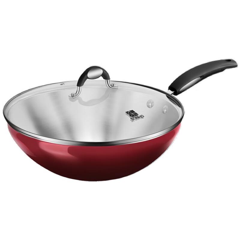 Sanhe Temperature-Gathering Enamel Stainless Steel Wok
Sanhe Temperature-Gathering Enamel Stainless Steel Wok