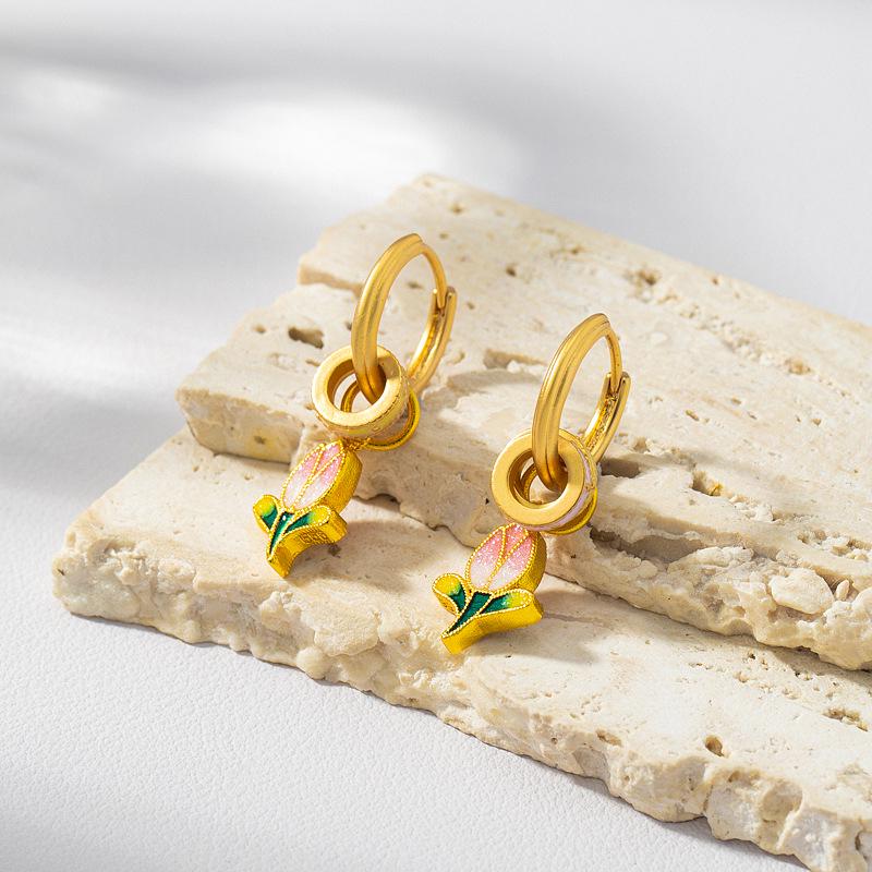 Unique Chinese Cloisonné Multi-Wear Drip Glaze Earrings: Retro, High-End, Versatile Ear Cuffs for Women
Unique Chinese Cloisonné Multi-Wear Drip Glaze Earrings: Retro, High-End, Versatile Ear Cuffs for Women