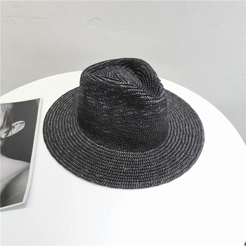 New Korean Fashion Panama Straw 7cm Wide Brim Sun Hat For Women And Men Beach Hat Black Coffee Designer Hats Jazz Cap 54-58cm чорний
New Korean Fashion Panama Straw 7cm Wide Brim Sun Hat For Women And Men Beach Hat Black Coffee Designer Hats Jazz Cap 54-58cm чорний
