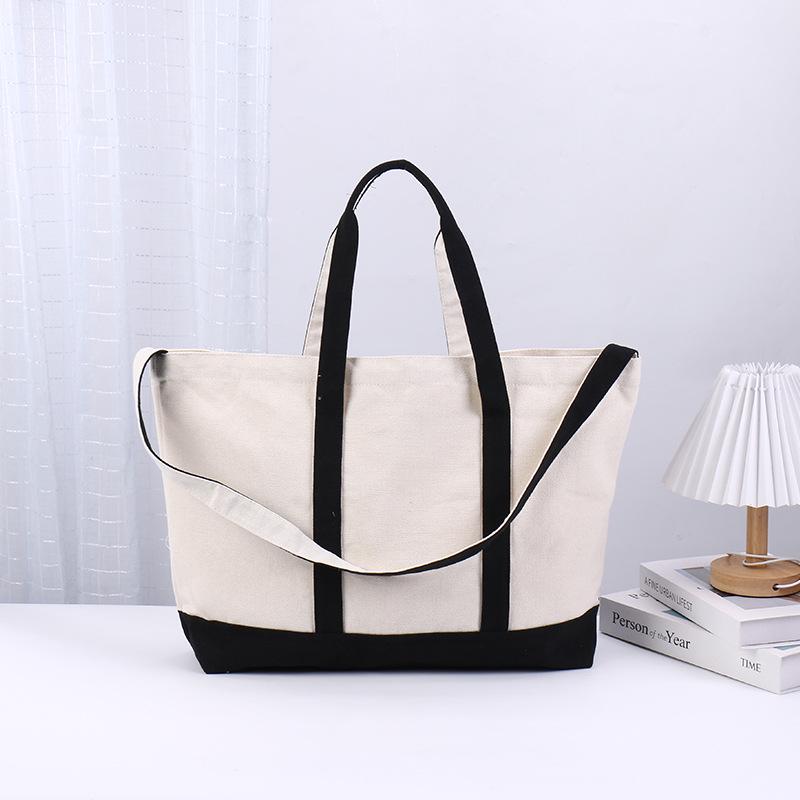 Custom Black & Blue Canvas Tote with Logo Blue; 42x32x12 cm
Custom Black & Blue Canvas Tote with Logo Blue; 42x32x12 cm