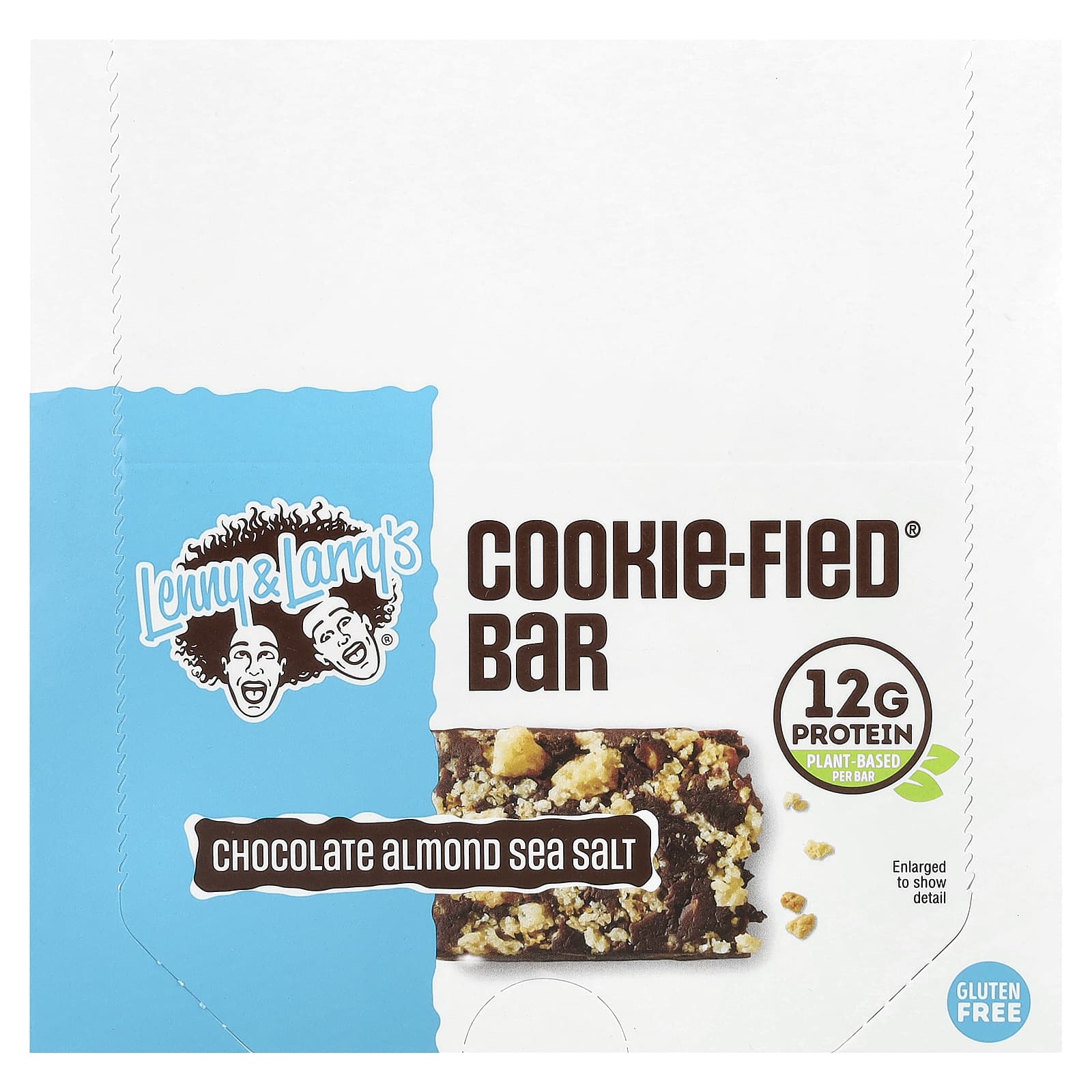 Lenny & Larry s, Complete Cookie-Fied Bar, Chocolate Almond Sea Salt, 9 bars, 1.59 oz (45 g) each
Lenny & Larry s, Complete Cookie-Fied Bar, Chocolate Almond Sea Salt, 9 bars, 1.59 oz (45 g) each