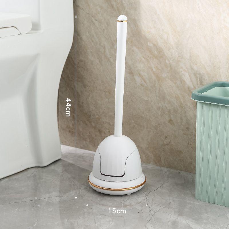 Ванная комната в европейском стиле с подставкой для домашнего использования, сливная, пластиковая, с длинной ручкой, туалетный ершик для унитаза, набор щеток для чистки
