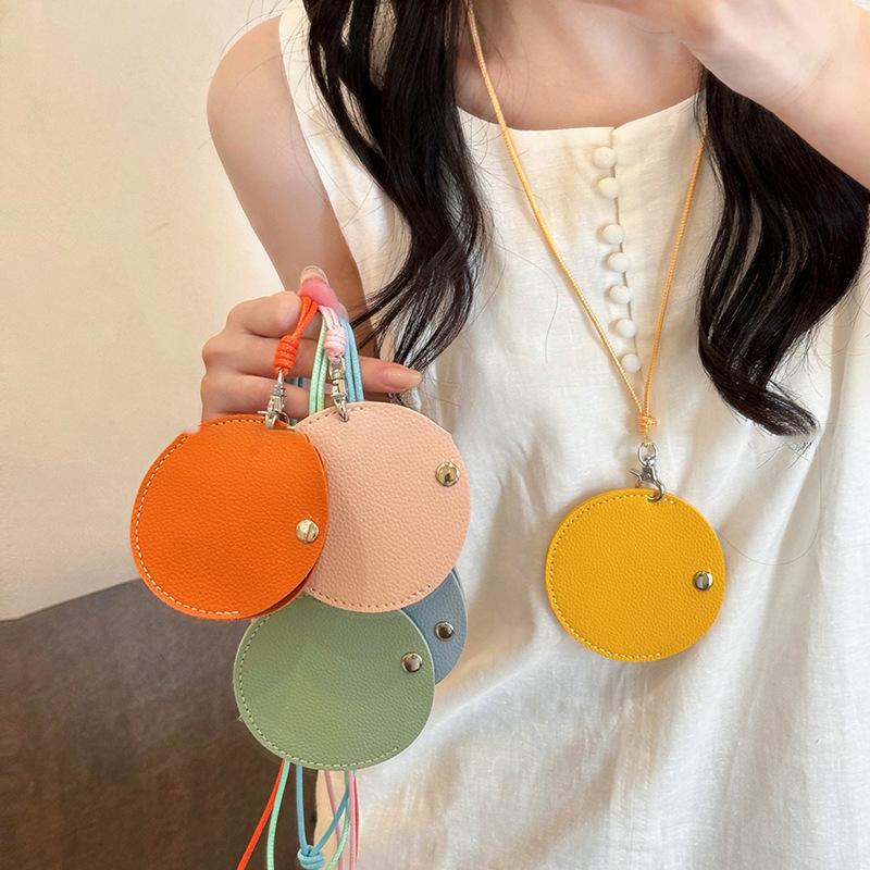 New storage bag neck hanging bluetooth headset glasses key leather portable simple bag necklace
New storage bag neck hanging bluetooth headset glasses key leather portable simple bag necklace
