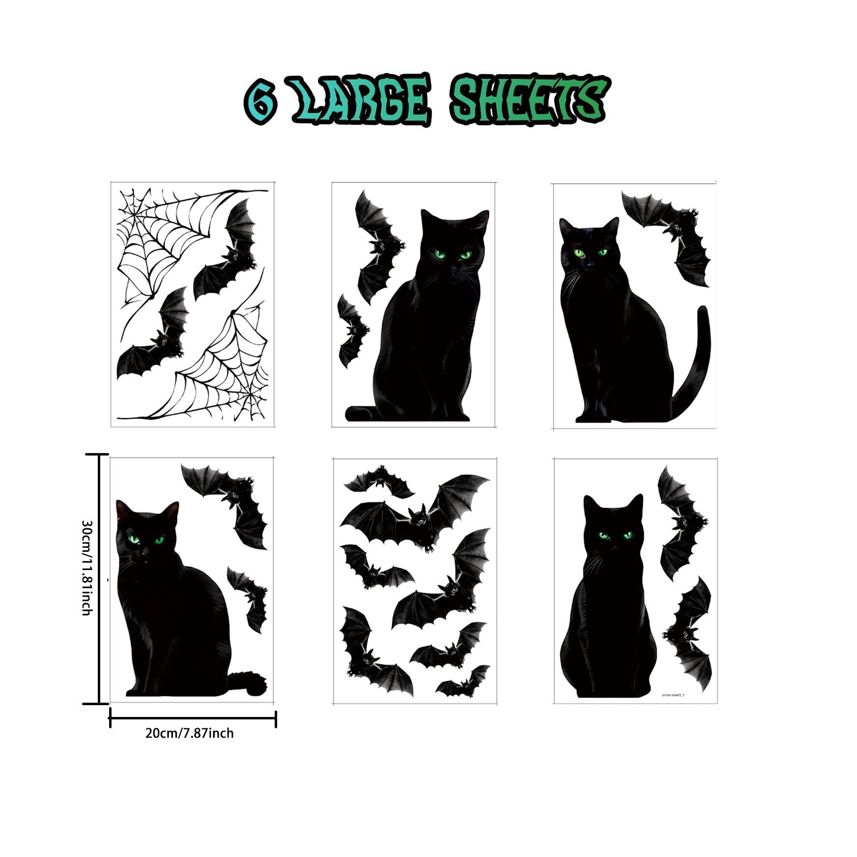 Halloween Glass Window Sticker Horror Scene Atmosphere Decoration Supplies Themed Party Decoration Spider Web Black Cat Bat 1P
Halloween Glass Window Sticker Horror Scene Atmosphere Decoration Supplies Themed Party Decoration Spider Web Black Cat Bat 1P