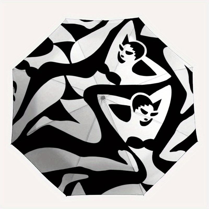 1pc Dance Art Automatic Folding Umbrella, Portable & Foldable Design with 8 Ribs, Casual Outdoor Accessory Halloween and Christmas gifts yy2
1pc Dance Art Automatic Folding Umbrella, Portable & Foldable Design with 8 Ribs, Casual Outdoor Accessory Halloween and Christmas gifts yy2