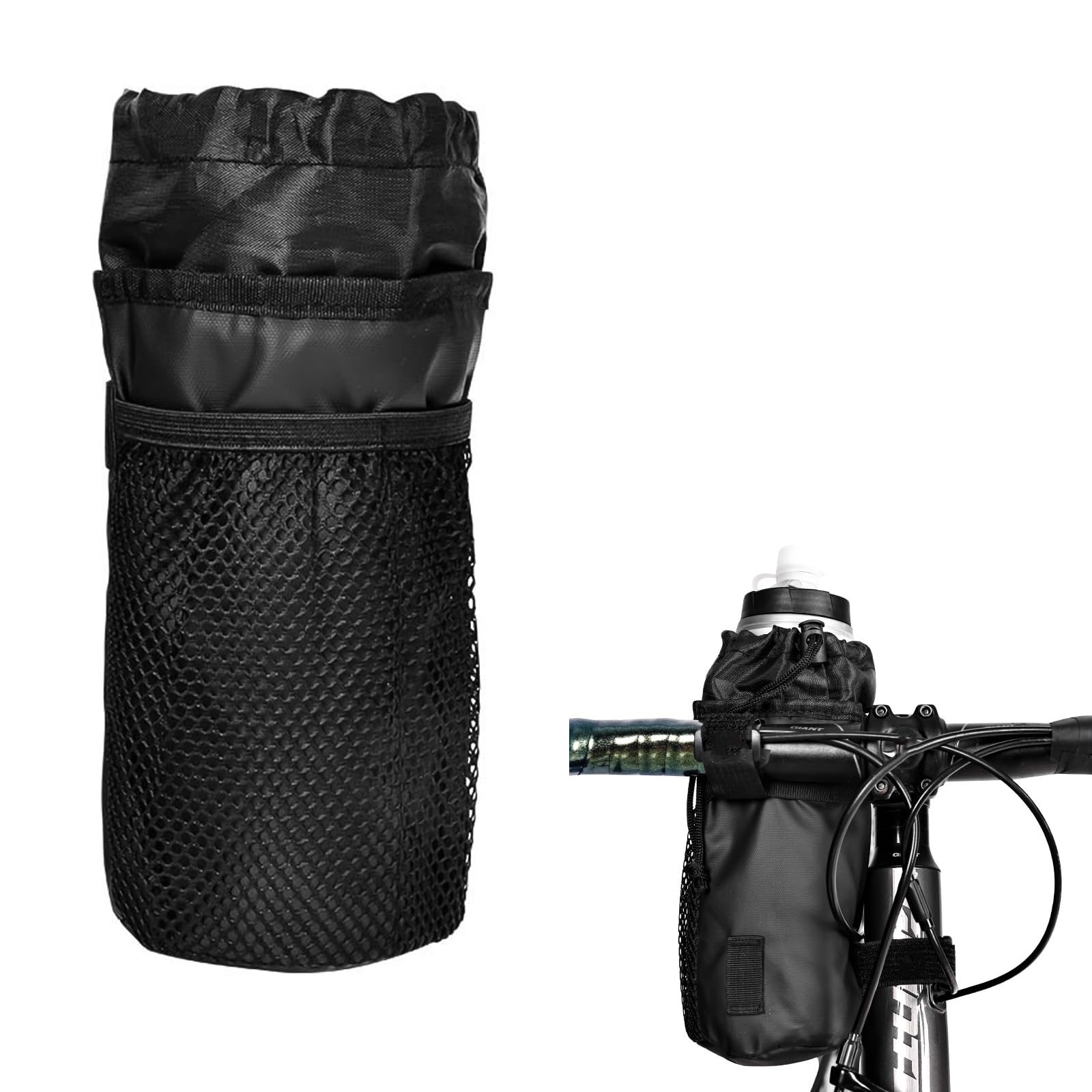 kasanidika Велосипедный напиток Велосипедная бутылка Сохраняет бутылки горячими или простыми в использовании Включает отделение для хранения мобильного телефона и сетку, а также держатель для бутылки/стакана для руля, держатель, чёрный
kasanidika Велосипедный напиток Велосипедная бутылка Сохраняет бутылки горячими или простыми в использовании Включает отделение для хранения мобильного телефона и сетку, а также держатель для бутылки/стакана для руля, держатель, чёрный