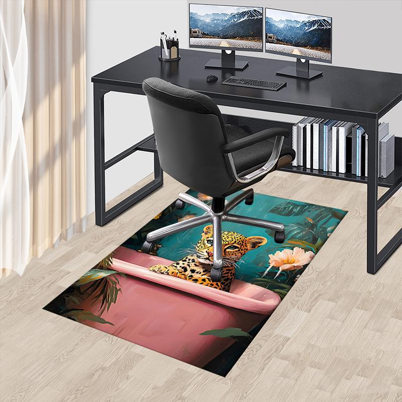 Leopard Chair Mat: Office Carpet, Oversized Rug for Home Decor, Sofa Mat, Desk Pad Gift - Suitable for Bedroom, Living Room, Any Room0149A 60cm by 90cm
Leopard Chair Mat: Office Carpet, Oversized Rug for Home Decor, Sofa Mat, Desk Pad Gift - Suitable for Bedroom, Living Room, Any Room0149A 60cm by 90cm