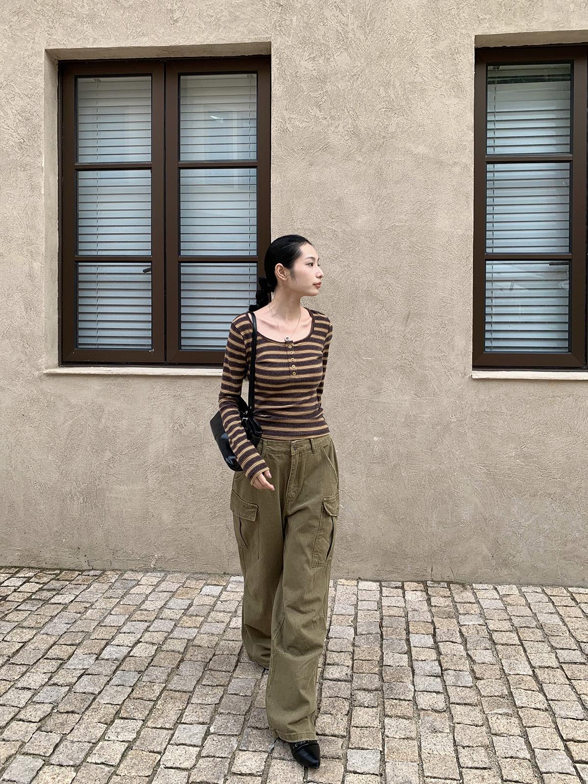 American Workwear Textured Micro-Flare Jeans Women’s Autumn/Winter 2025 Casual Pants Large хаки
American Workwear Textured Micro-Flare Jeans Women’s Autumn/Winter 2025 Casual Pants Large хаки