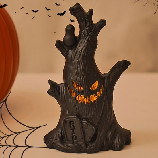 Yousheng Halloween LED Ghost Tree Ornament Spooky Ghost Face Stump Statue Light-up Desktop Figurine for Garden Yard Lawn Home Window Sill Decoration A
Yousheng Halloween LED Ghost Tree Ornament Spooky Ghost Face Stump Statue Light-up Desktop Figurine for Garden Yard Lawn Home Window Sill Decoration A
